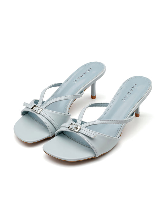 Ciabatte con Tacco - 3063 Celeste