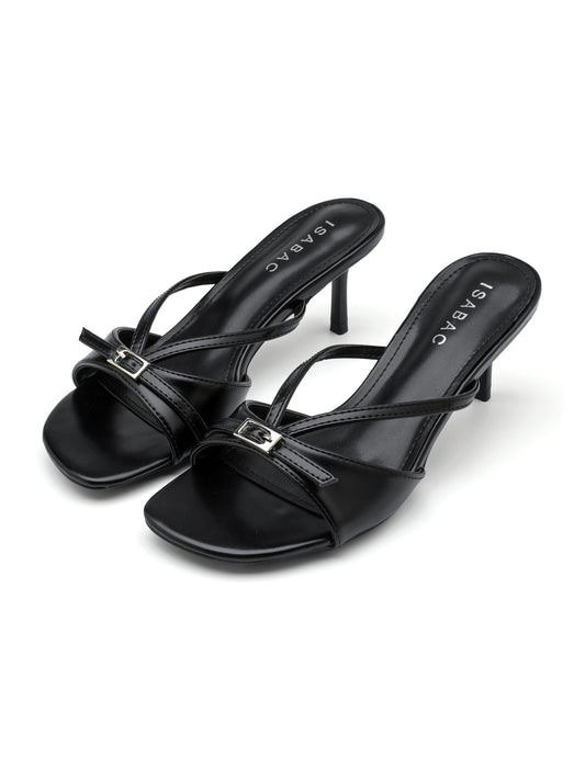 Ciabatte con Tacco - 3063 Nero