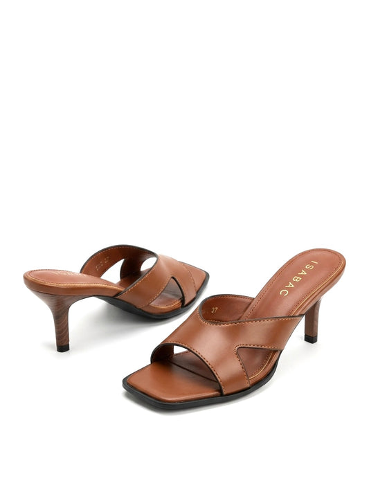 Ciabatte con Tacco - 3072 Camel