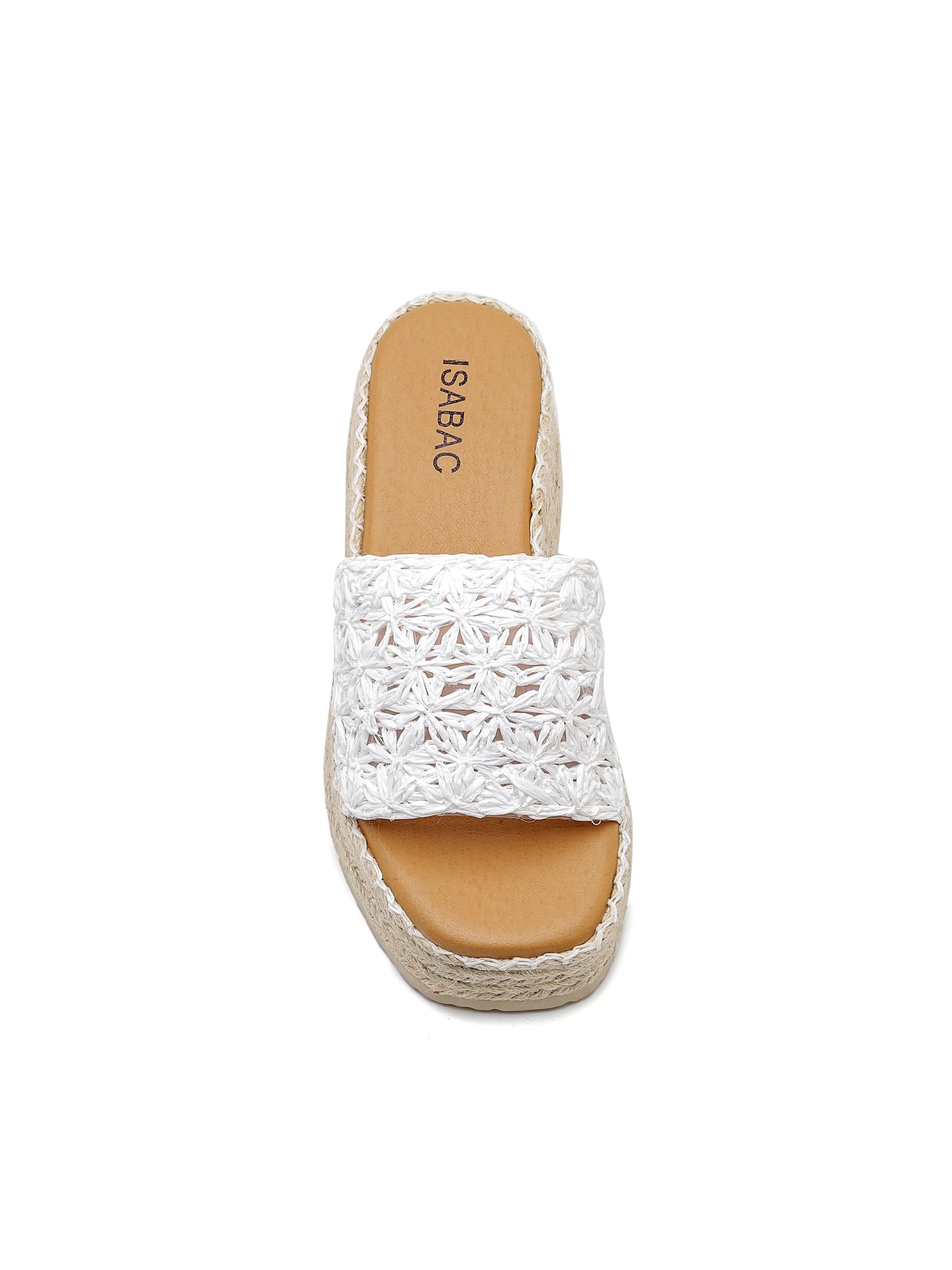 Ciabatte con Zeppa - 3541 Bianco