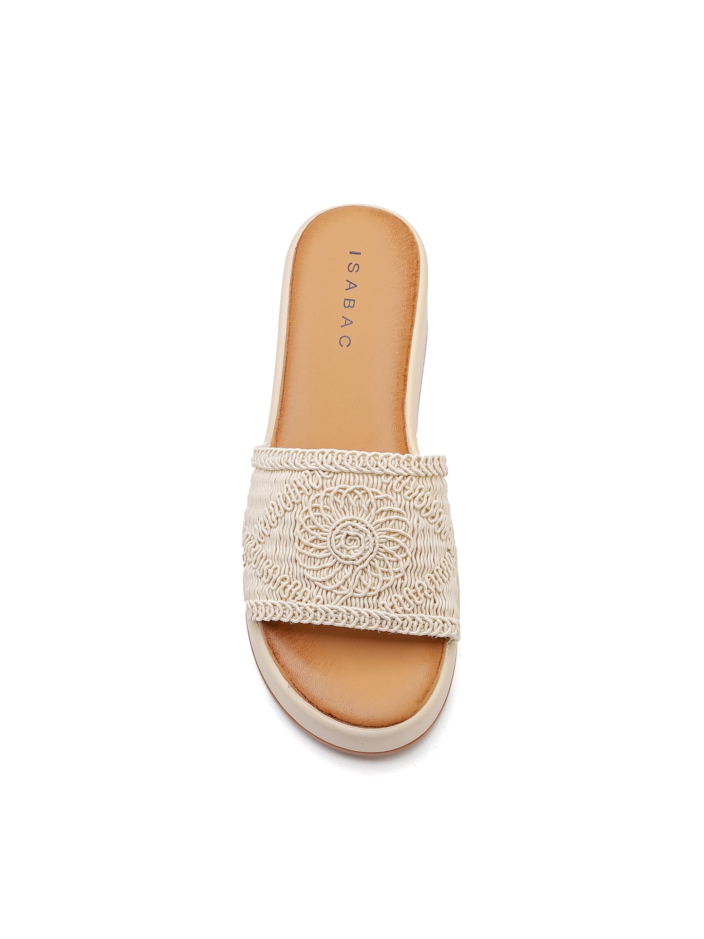 Ciabatte con Zeppa - 3546 Beige
