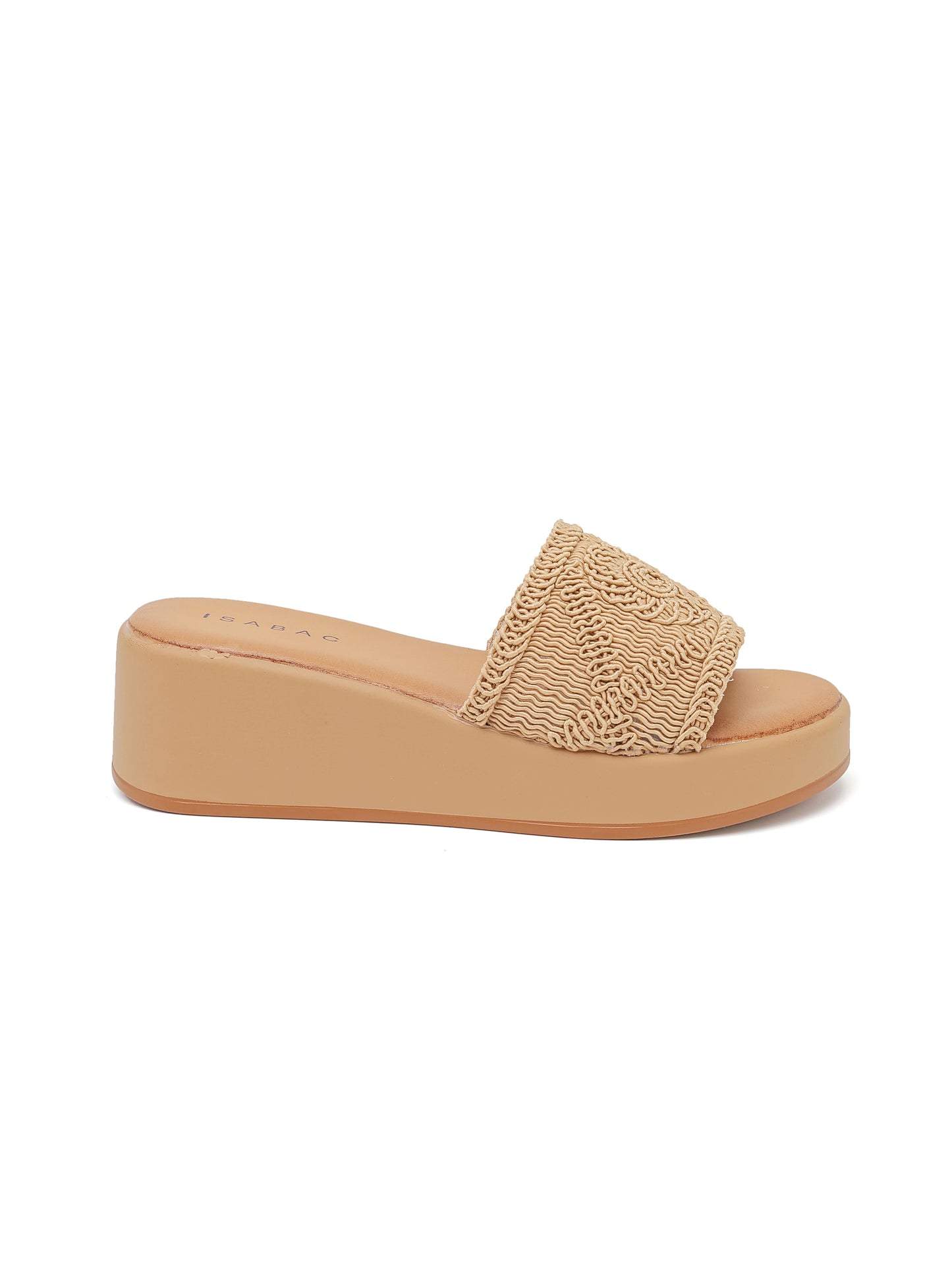 Wedge Slippers - 3546 Camel