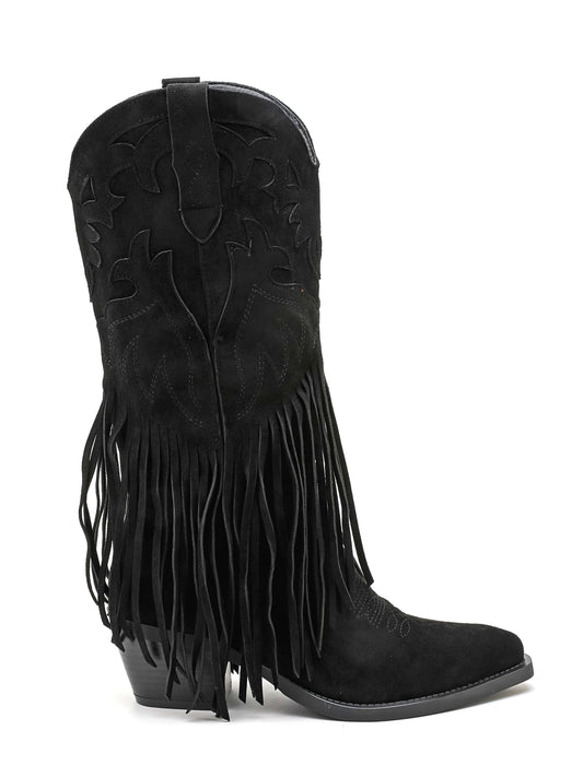 Stivaletti Texani - 6955 Nero