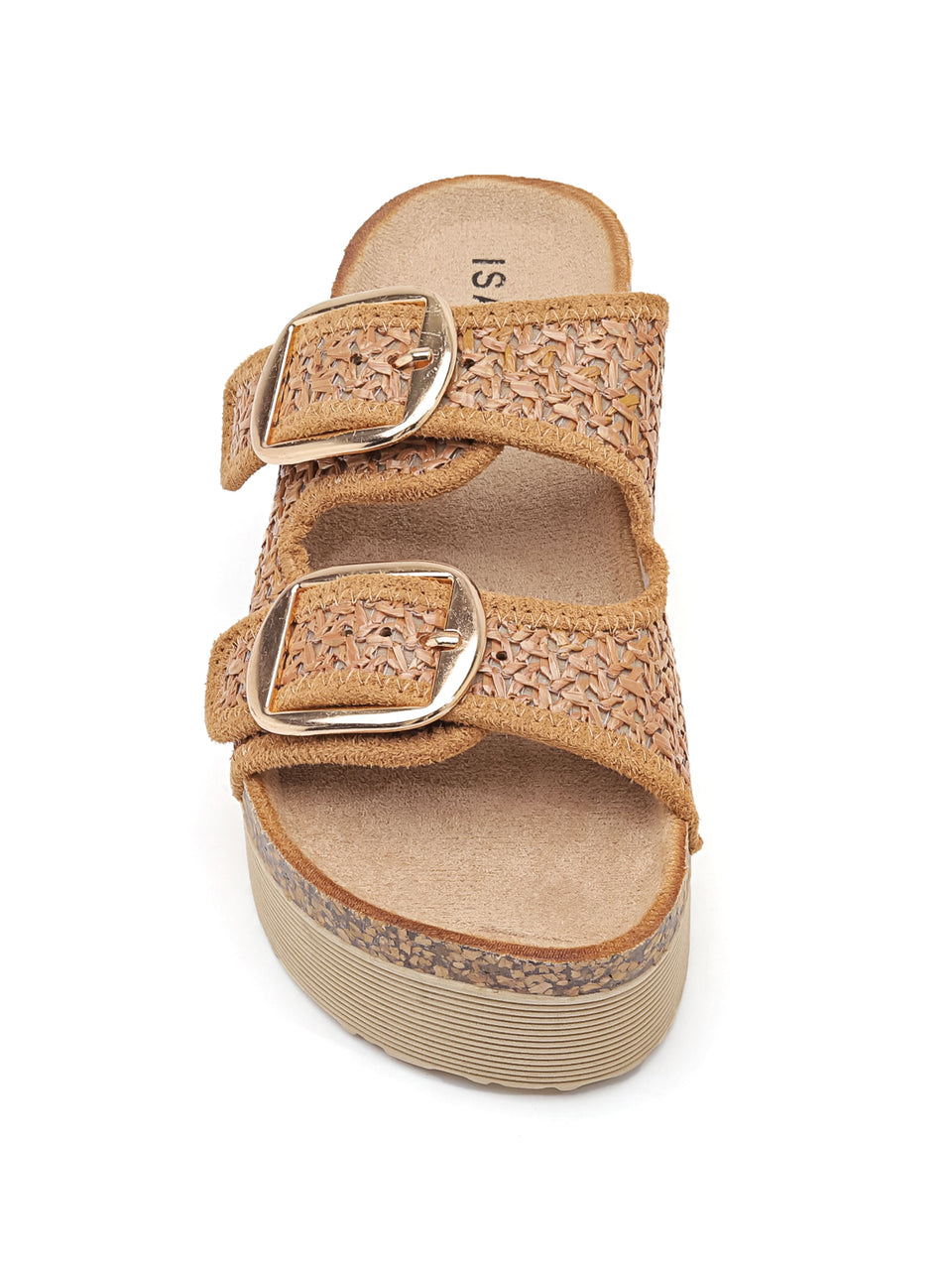 Wedge Slippers - 7095 Camel