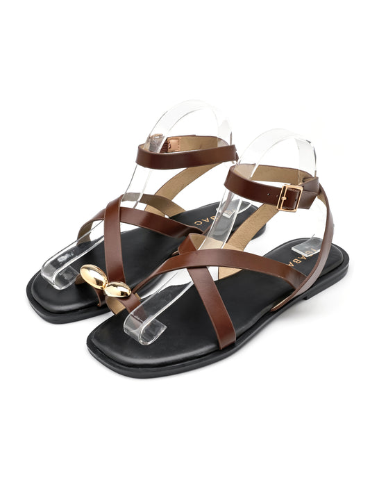 Sandali - 7116 Marrone